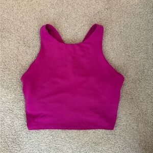 Athleta Fuchsia Crop Top